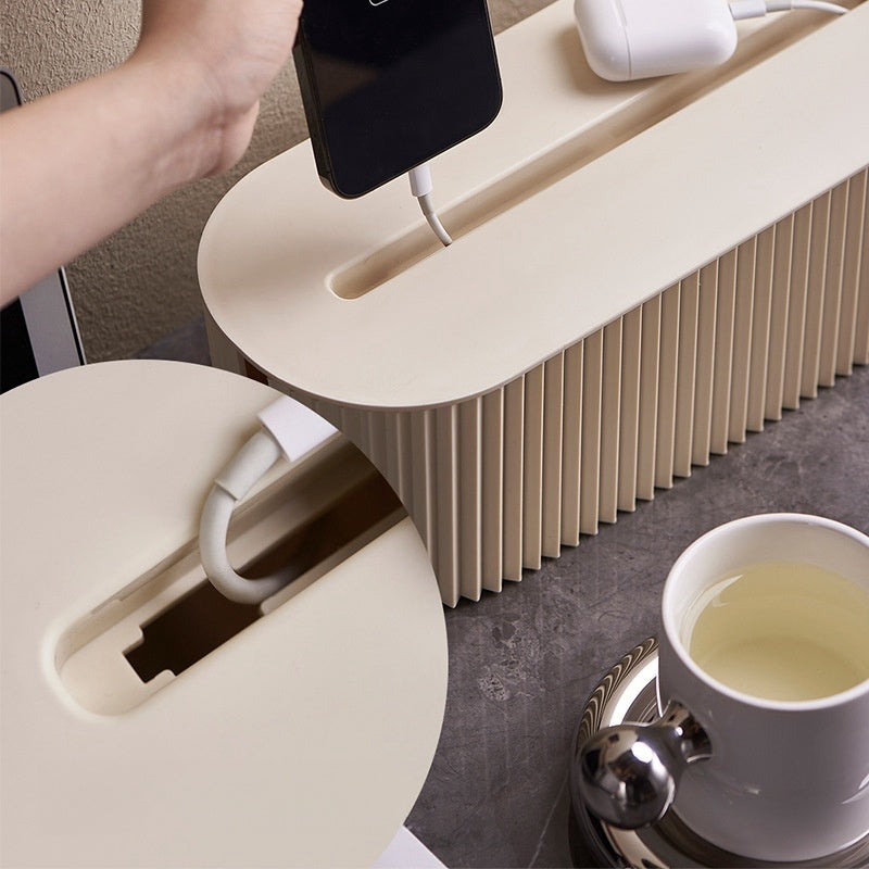 Stilren Kabelbox – Dölj sladdar, grenuttag & skapa ordning i hemmet!